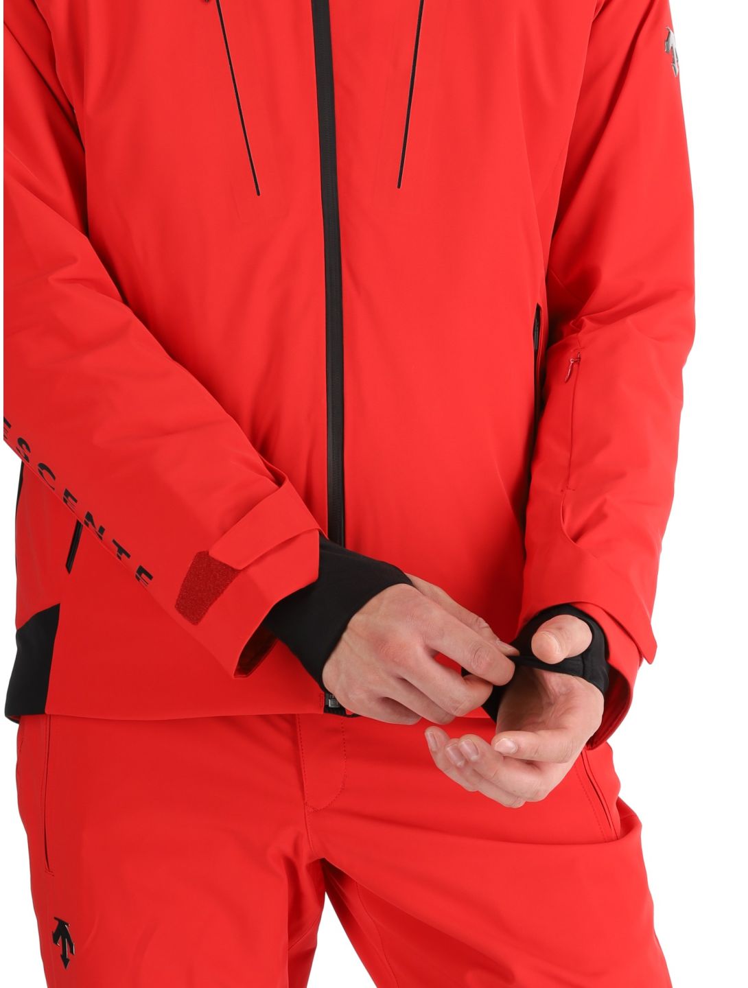 Descente, M-GK29 AA Jas gevoerd heren Electric Red Rood 