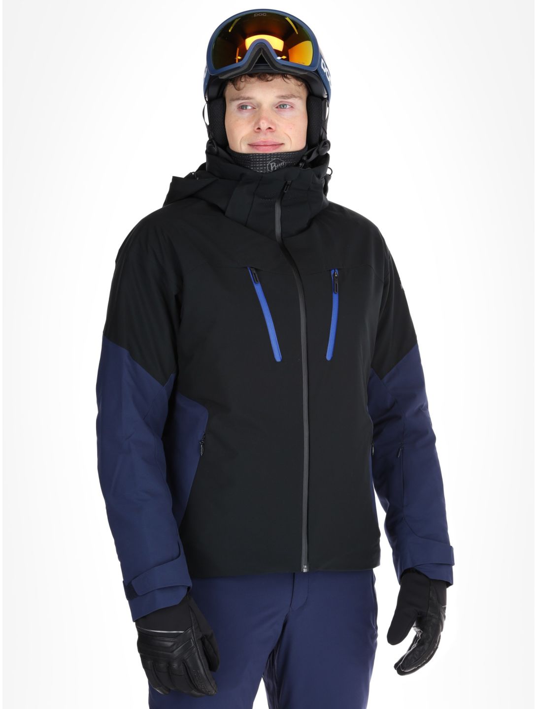 Descente, M-GK33 ski-jas heren Black/Dark Night blauw, zwart 