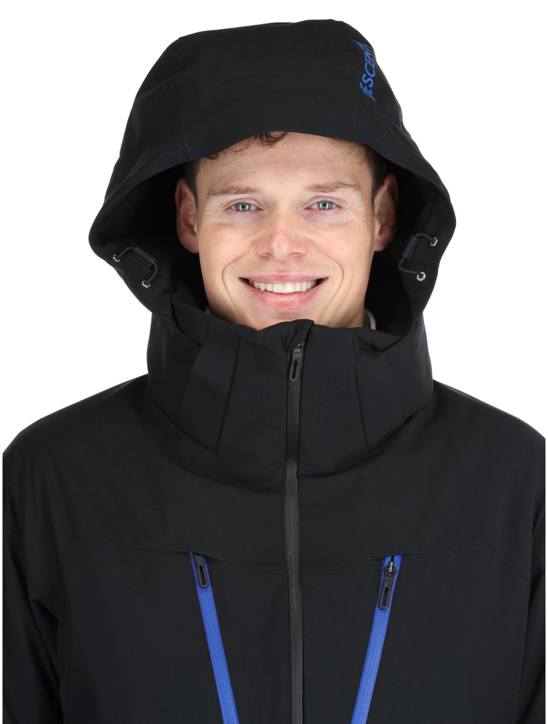 Descente, M-GK33 ski-jas heren Black/Dark Night blauw, zwart 