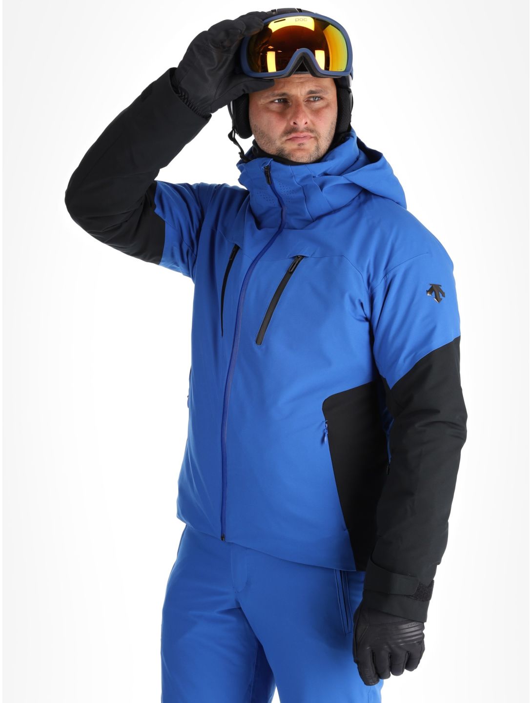 Descente, M-GK33 AA Jas gevoerd heren Echo Blue Blauw 