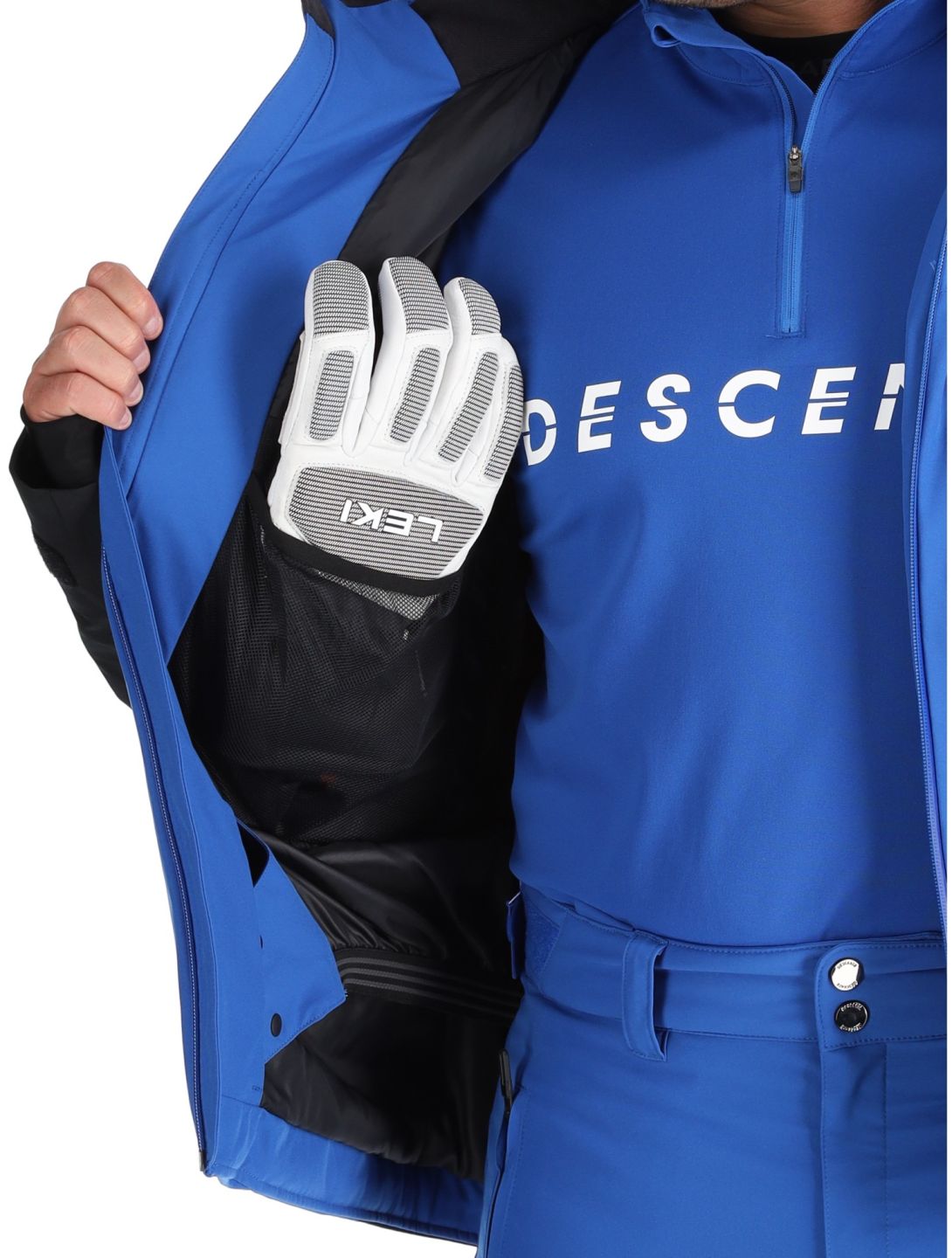 Descente, M-GK33 AA Jas gevoerd heren Echo Blue Blauw 