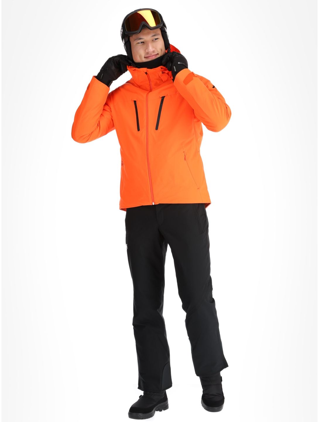 Descente, M-GK33 AA Jas gevoerd heren Momiji Orange Oranje 