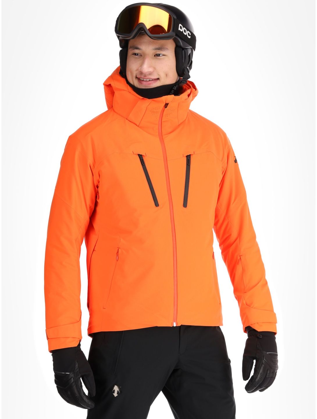 Descente, M-GK33 AA Jas gevoerd heren Momiji Orange Oranje 