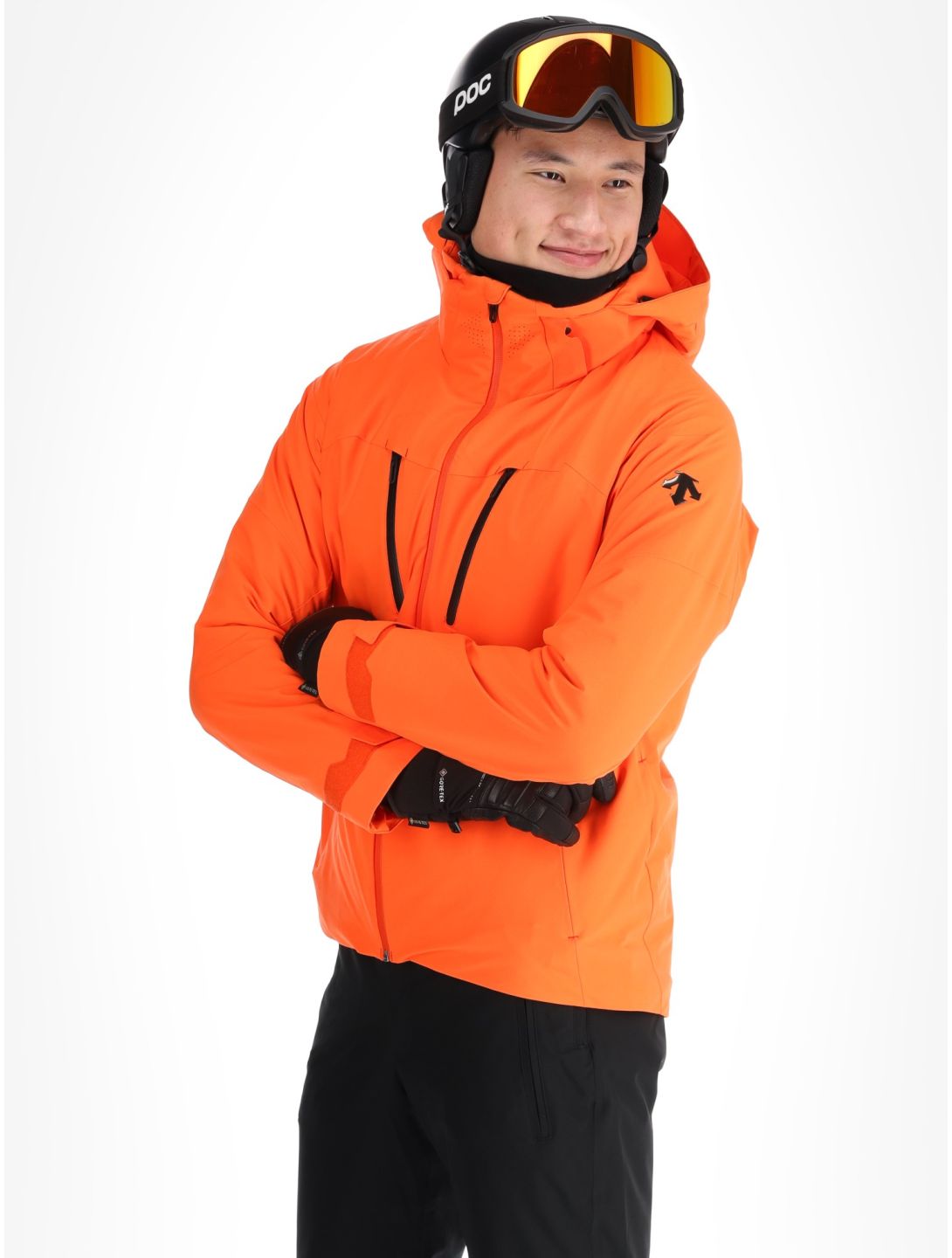 Descente, M-GK33 AA Jas gevoerd heren Momiji Orange Oranje 