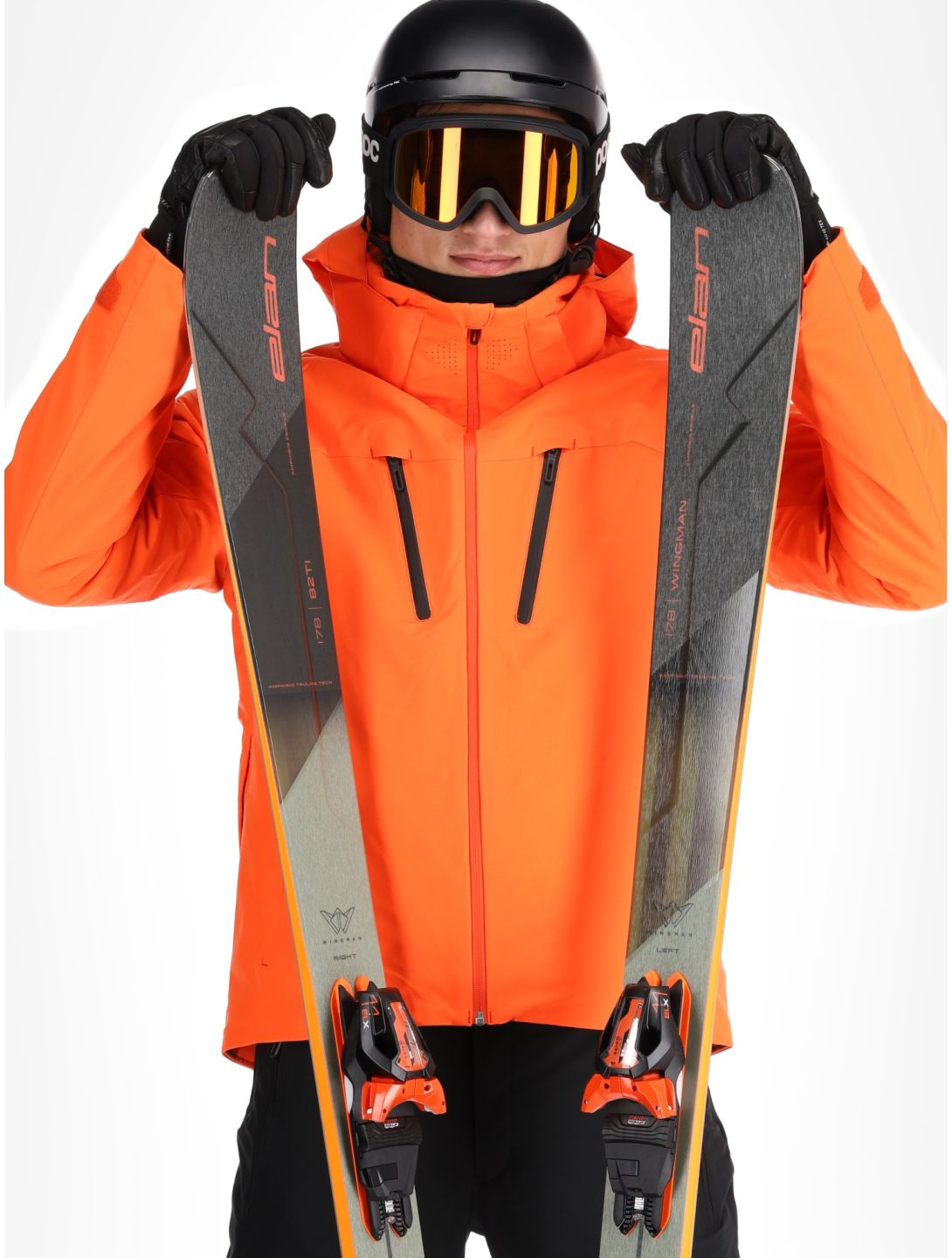 Descente, M-GK33 AA Jas gevoerd heren Momiji Orange Oranje 