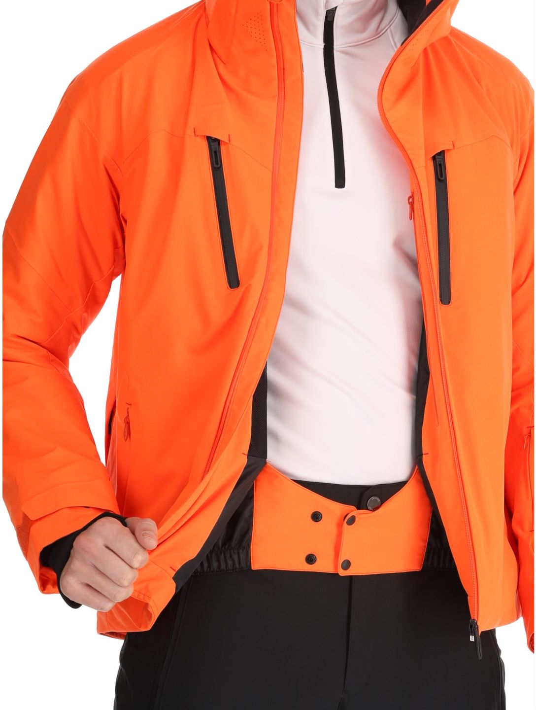 Descente, M-GK33 AA Jas gevoerd heren Momiji Orange Oranje 