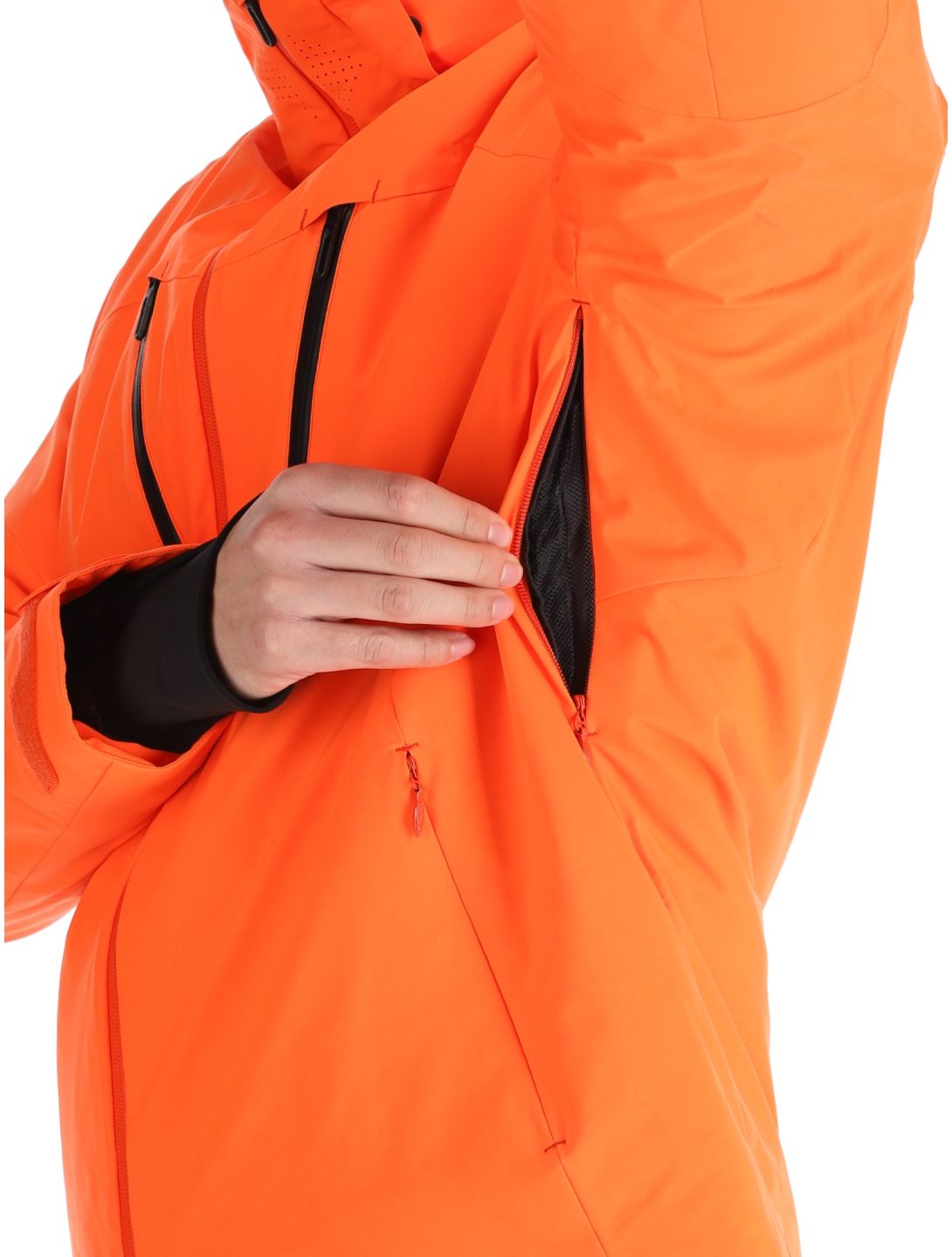 Descente, M-GK33 AA Jas gevoerd heren Momiji Orange Oranje 