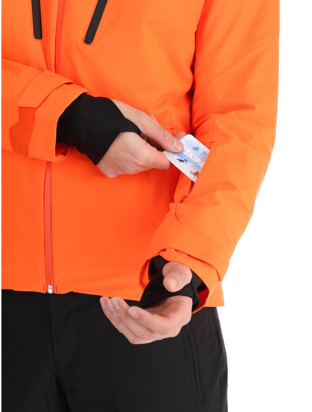 Descente, M-GK33 AA Jas gevoerd heren Momiji Orange Oranje 