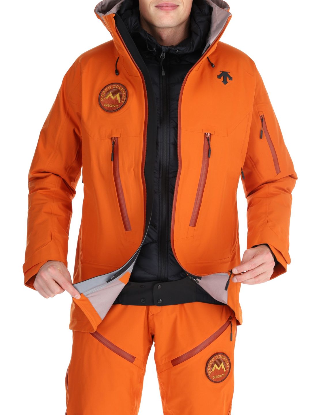 Descente, M-GK50M Marco Odermatt hardshell ski-jas heren Ripen Orange oranje 