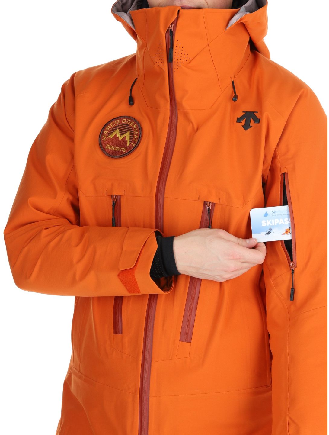 Descente, M-GK50M Marco Odermatt hardshell ski-jas heren Ripen Orange oranje 