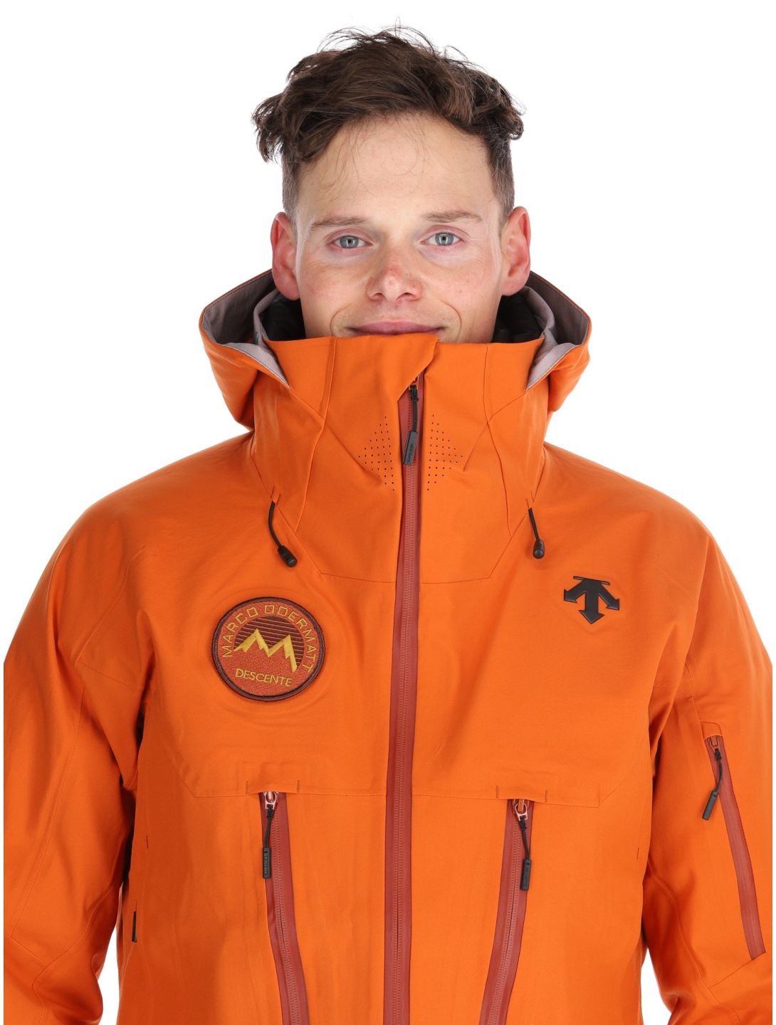 Descente, M-GK50M Marco Odermatt hardshell ski-jas heren Ripen Orange oranje 