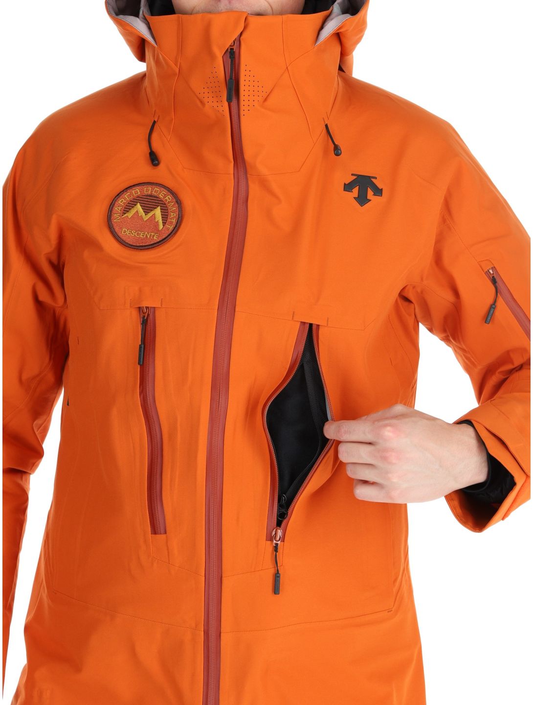 Descente, M-GK50M Marco Odermatt hardshell ski-jas heren Ripen Orange oranje 