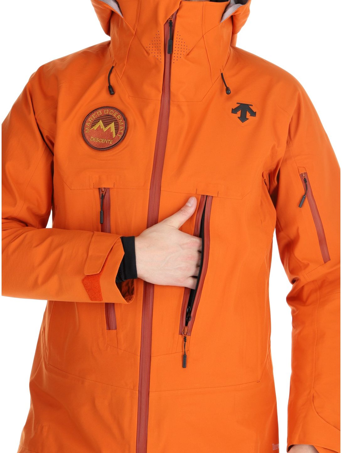 Descente, M-GK50M Marco Odermatt hardshell ski-jas heren Ripen Orange oranje 