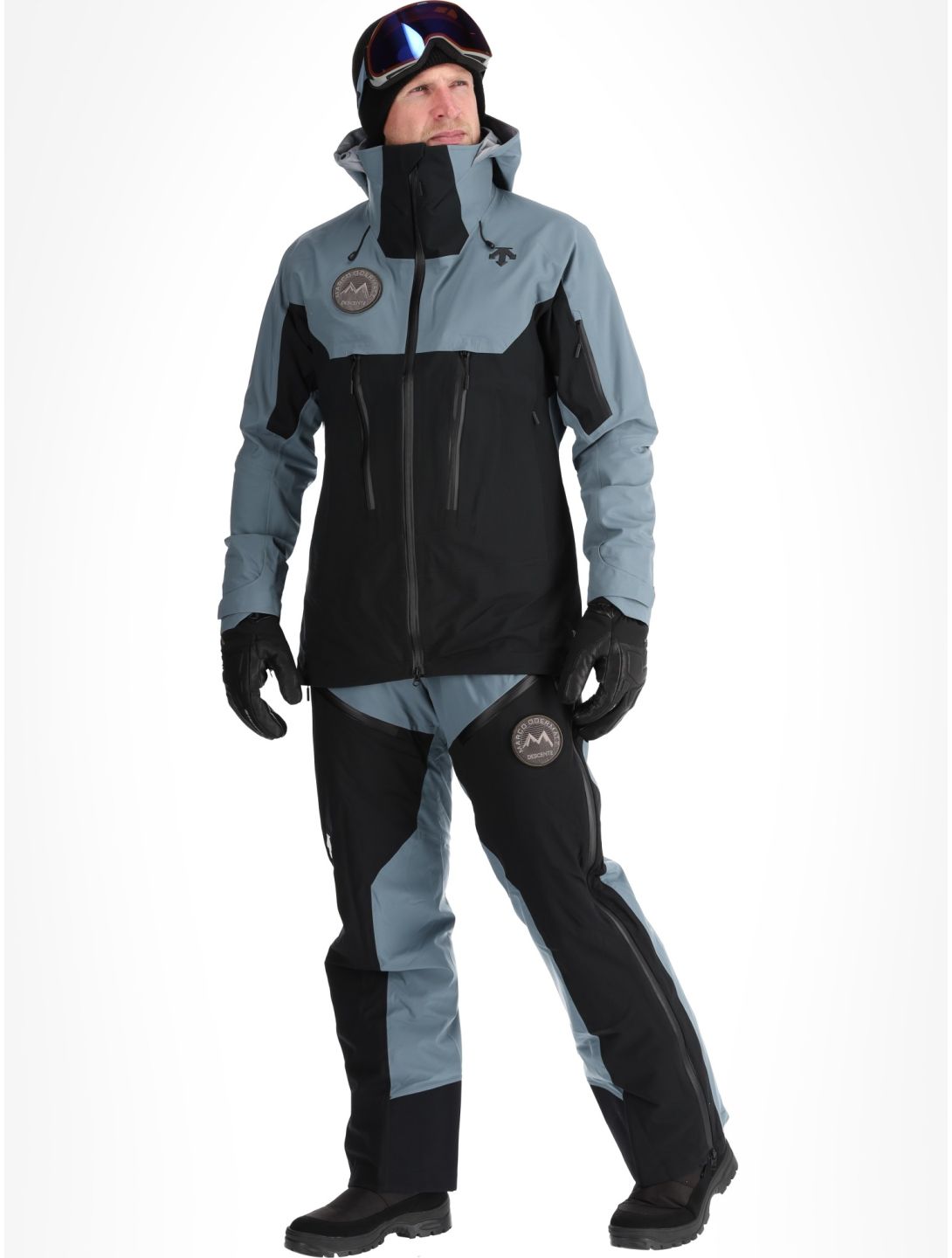 Descente, M-GK50M Marco Odermatt hardshell ski-jas heren Storm Weather Grey grijs 