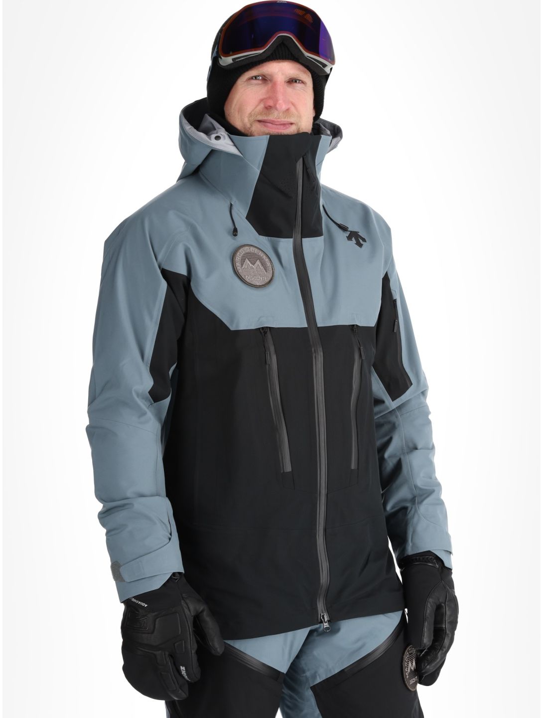 Descente, M-GK50M Marco Odermatt hardshell ski-jas heren Storm Weather Grey grijs 