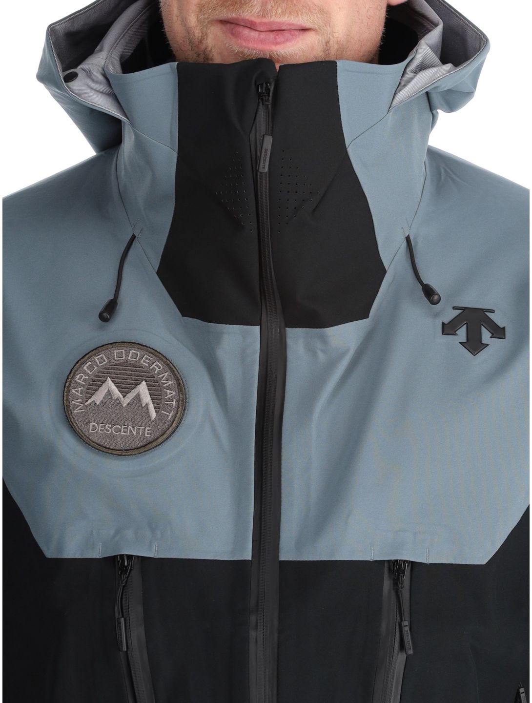 Descente, M-GK50M Marco Odermatt hardshell ski-jas heren Storm Weather Grey grijs 