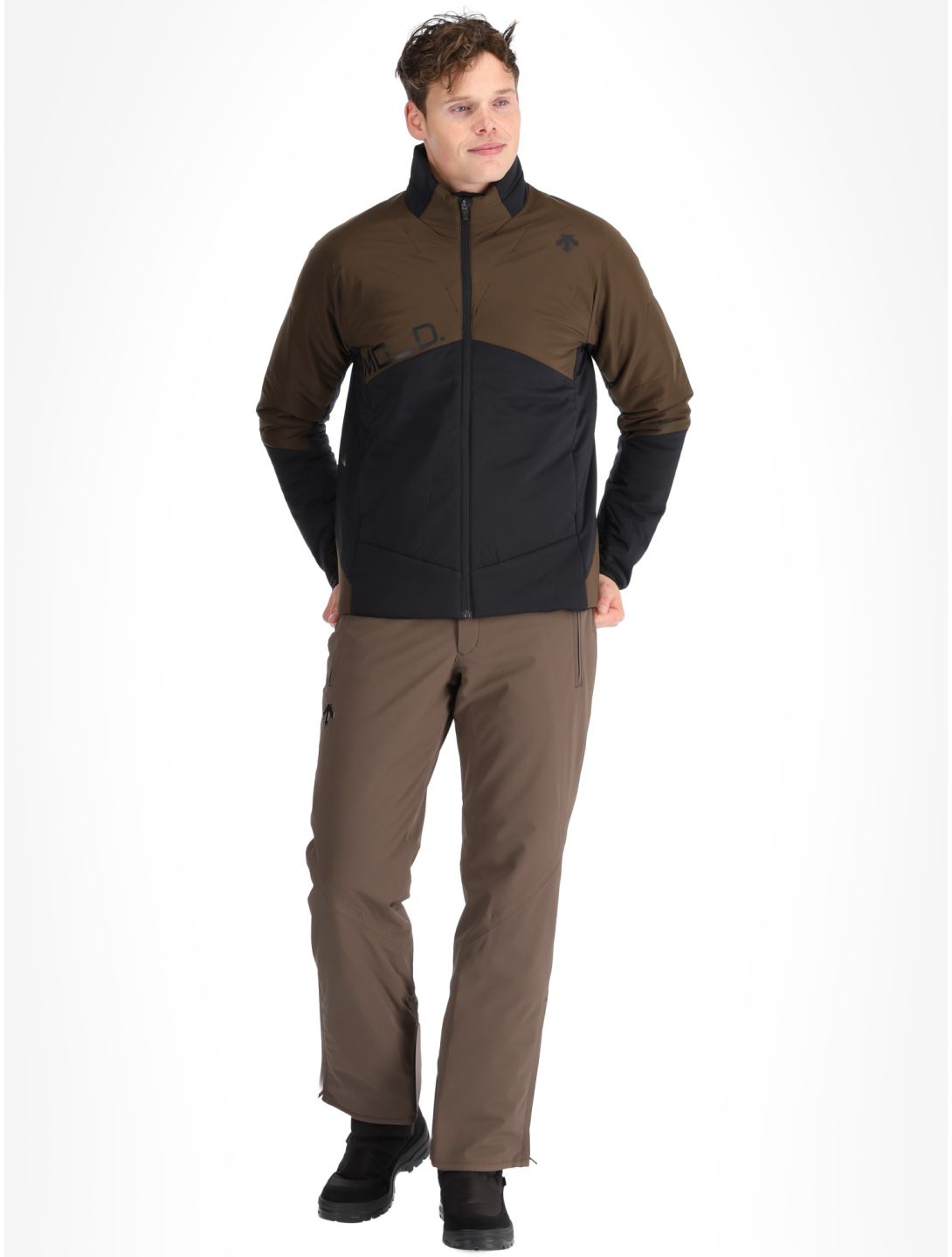 Descente, M-GK60M AD Midlayer (Dons) jas heren Brown Bruin 