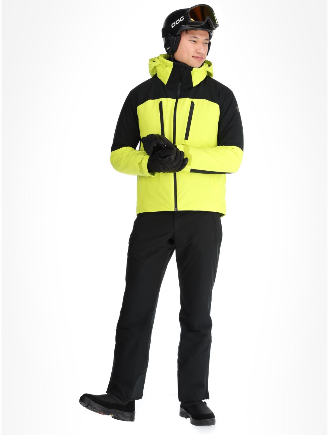 Descente, M-GK80 AA Jas gevoerd heren Glint Yellow Geel 