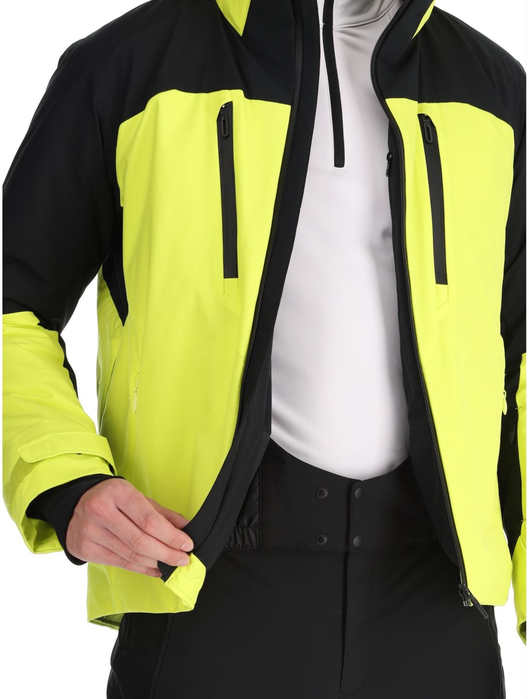 Descente, M-GK80 AA Jas gevoerd heren Glint Yellow Geel 