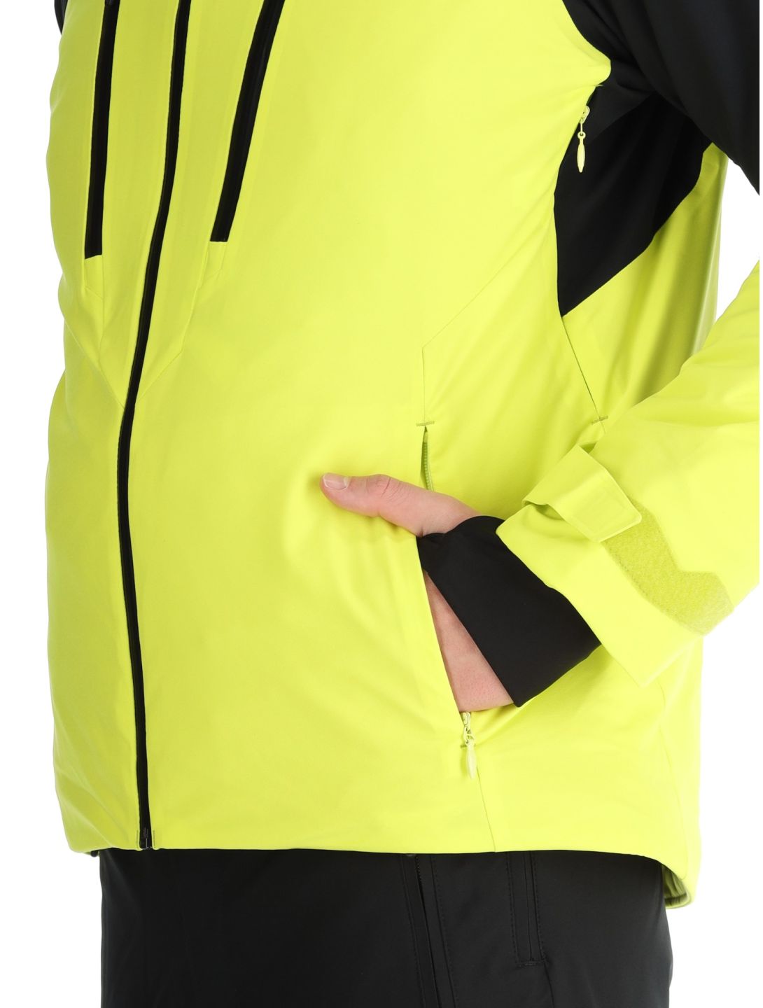 Descente, M-GK80 AA Jas gevoerd heren Glint Yellow Geel 