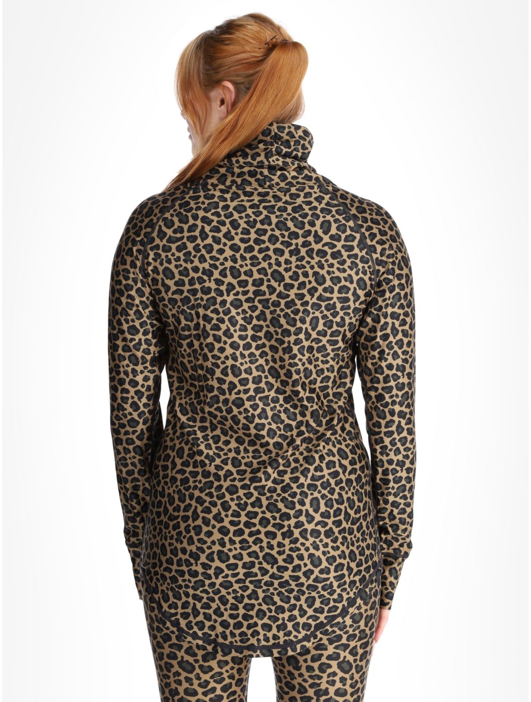 Eivy, Icecold FA Thermoshirt dames Leopard Bruin 