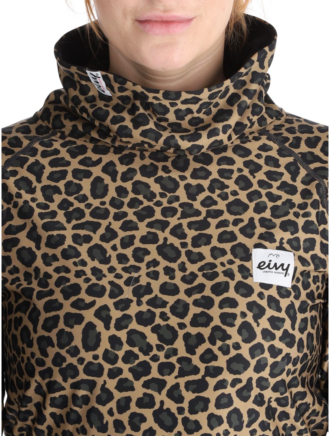 Eivy, Icecold FA Thermoshirt dames Leopard Bruin 