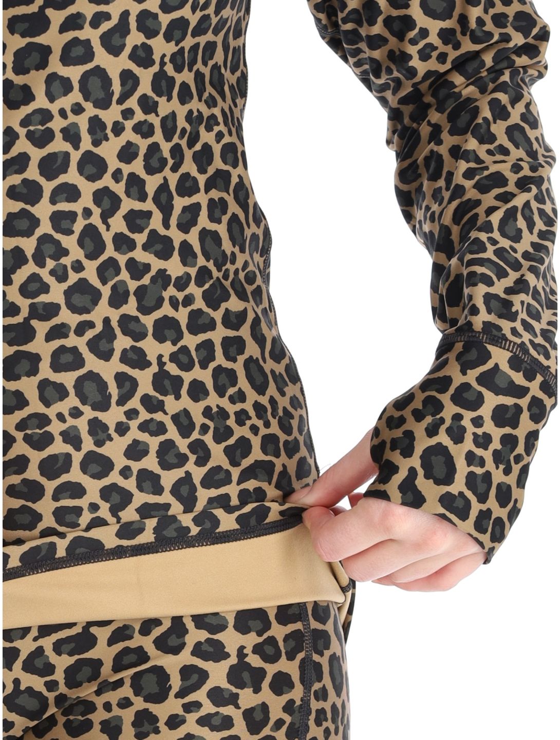 Eivy, Icecold FA Thermoshirt dames Leopard Bruin 