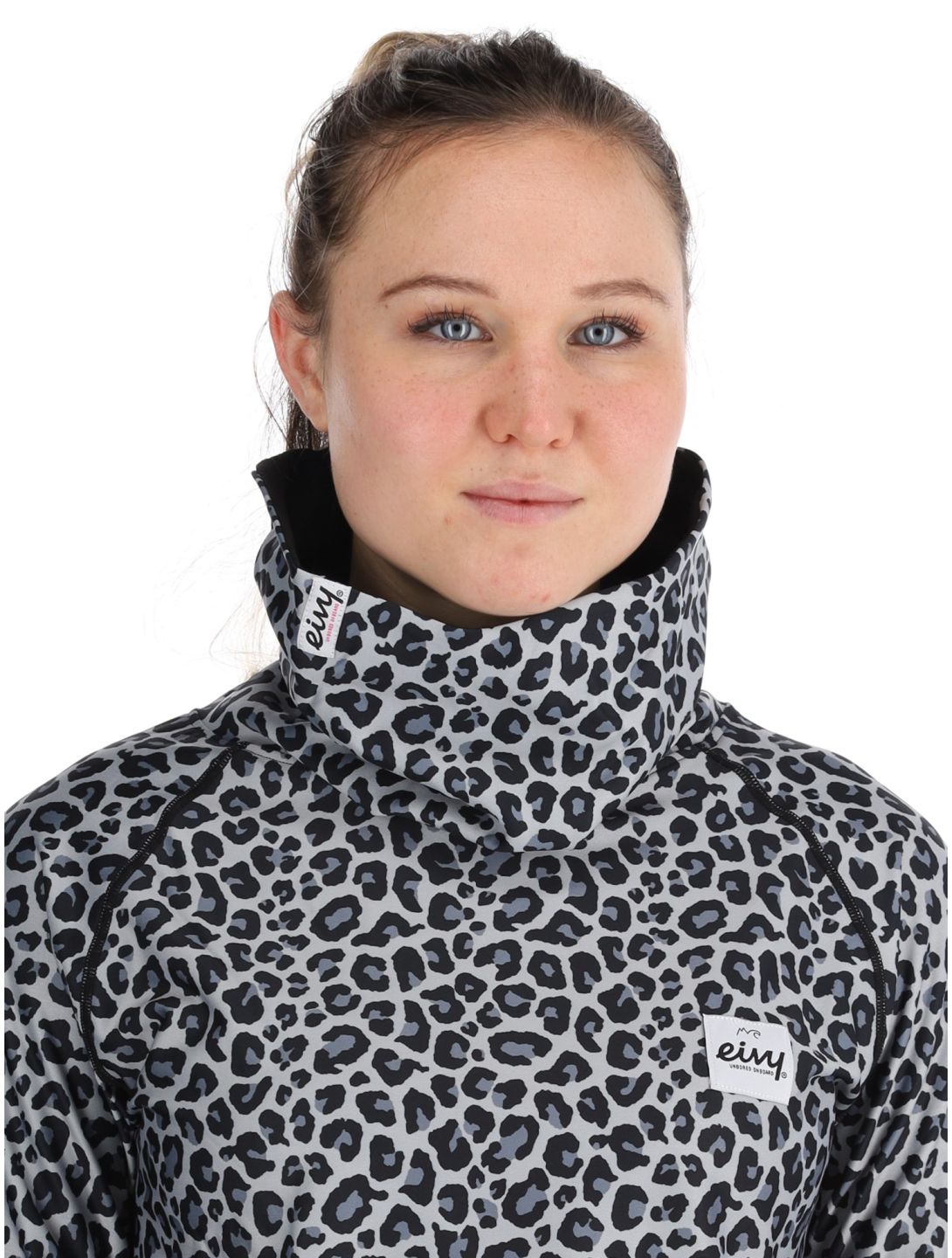 Eivy, Icecold Gaiter FA Thermoshirt dames Snow Leopard Wit 