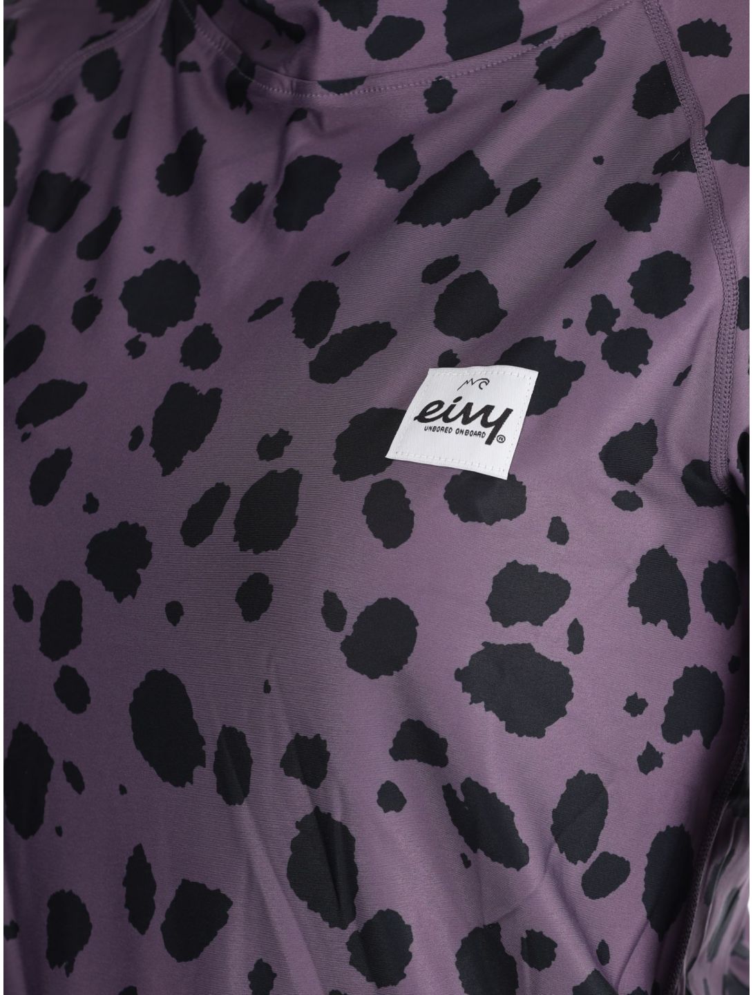 Eivy, Icecold Hood FA Thermoshirt dames Purple Cheetah Paars, Zwart 