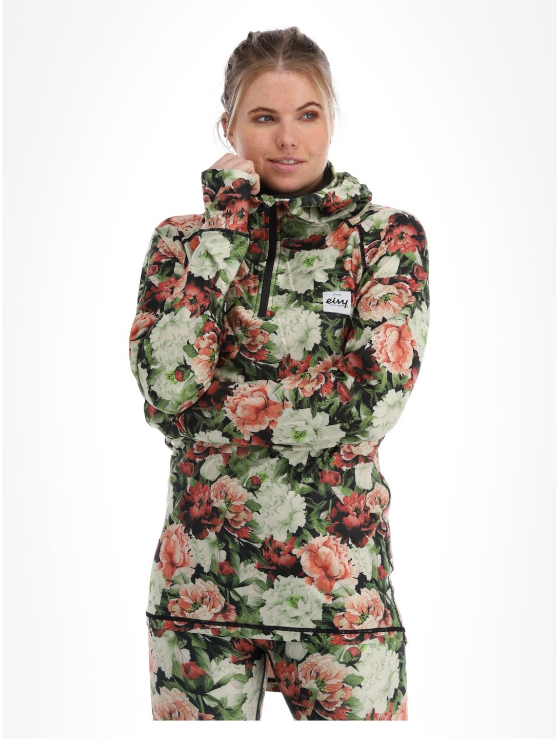 Eivy, Icecold Zip Hood skipully dames Autumn Bloom multicolor 