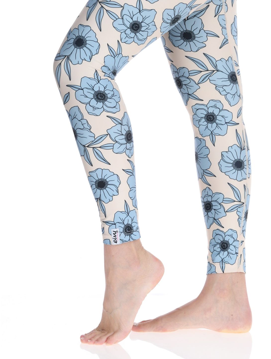 Eivy, Pocket FB Thermobroek dames Blue Flower Blauw, Wit 