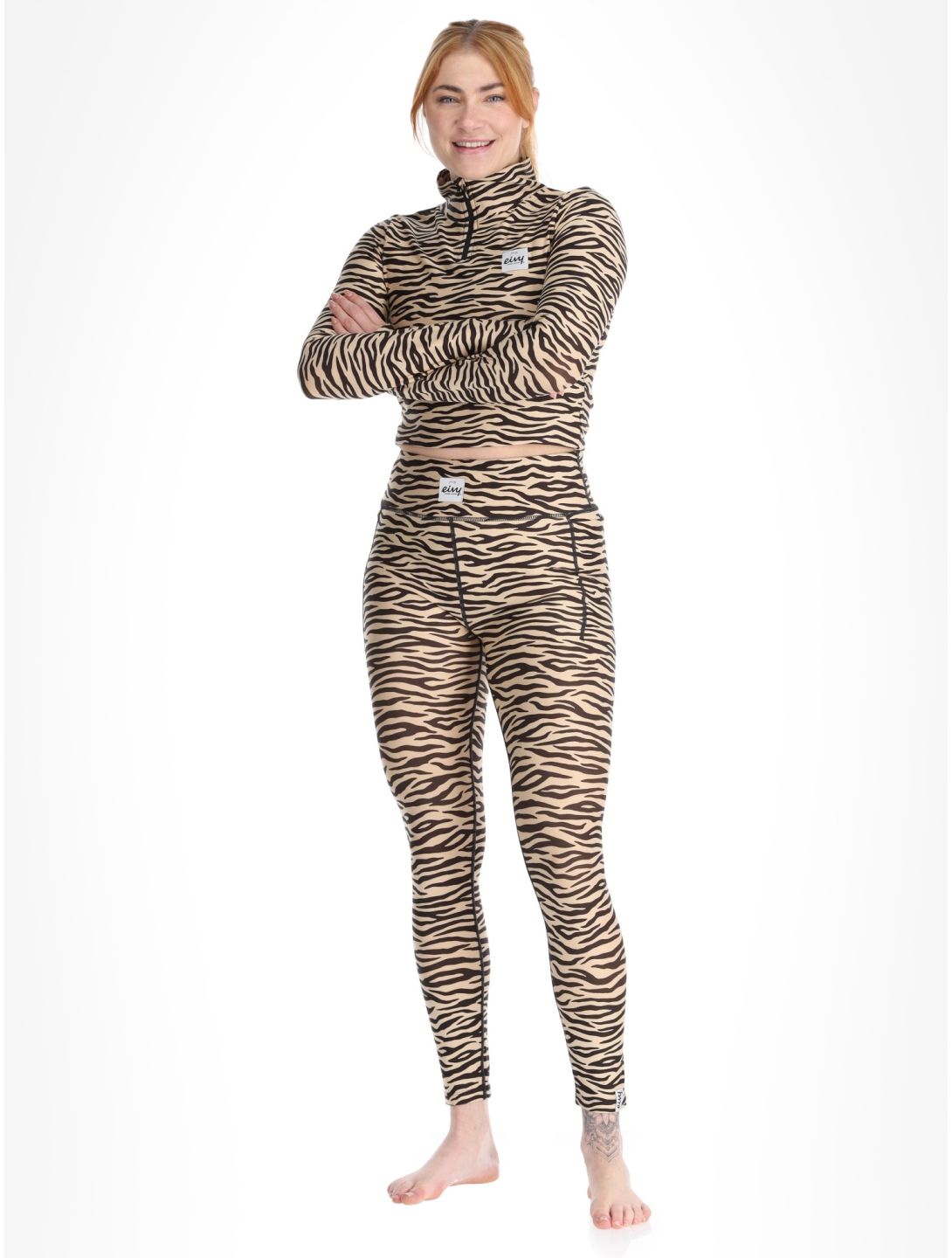 Eivy, Pocket FB Thermobroek dames Zebra Bruin 