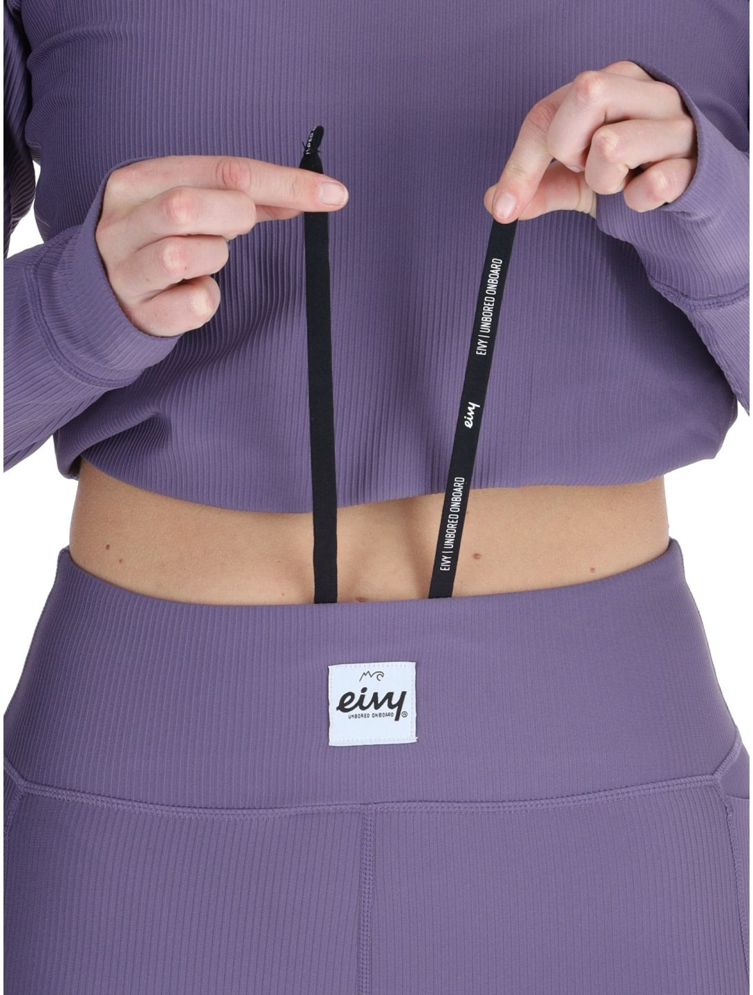 Eivy, Pocket Rib FB Thermobroek dames Deep Purple Paars 