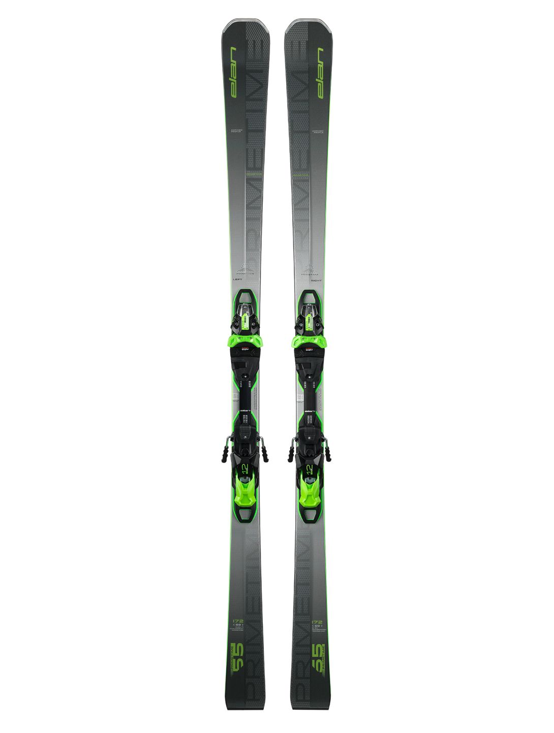 Elan, Elan Primetime 55 FusionX ski's unisex Black / Green 