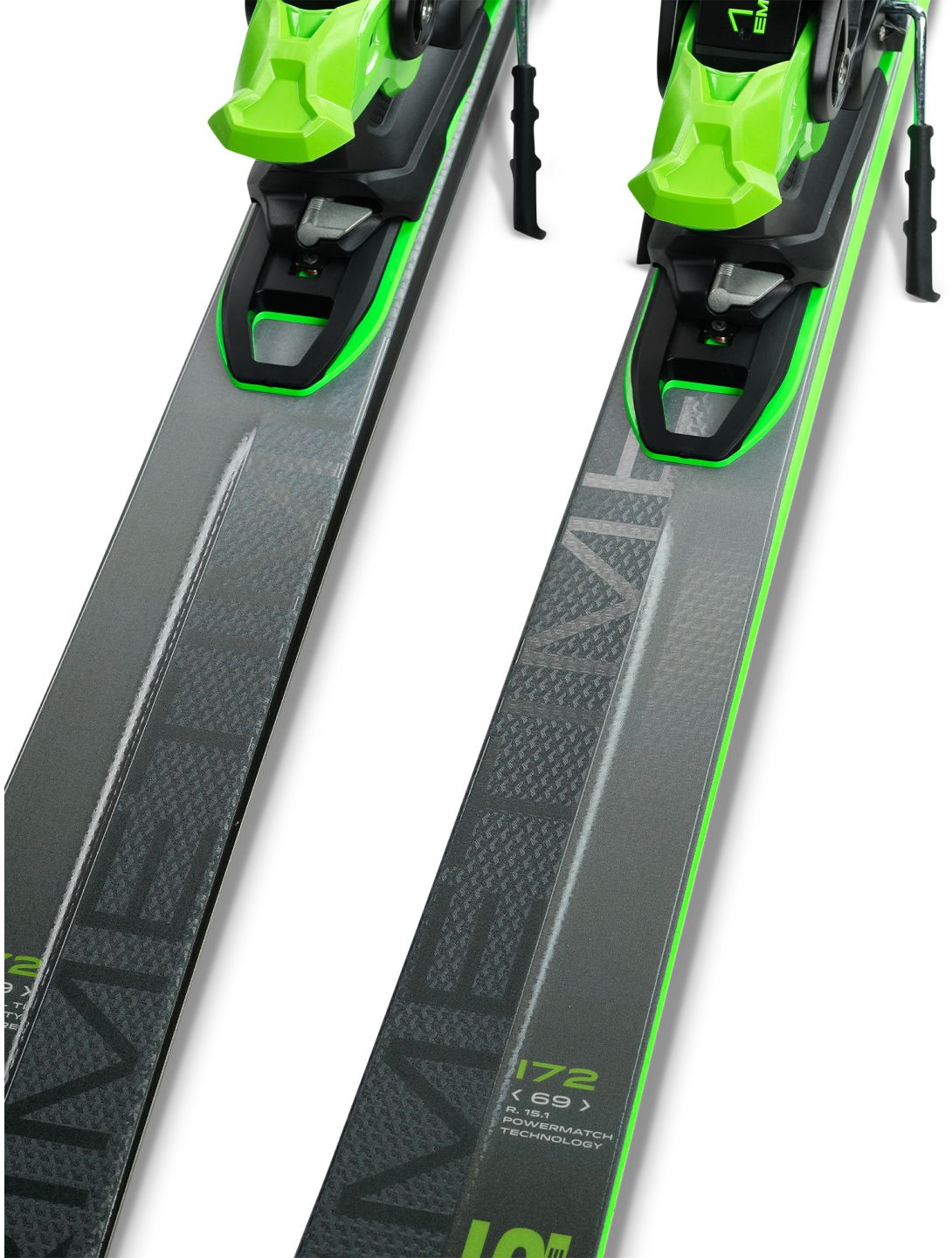 Elan, Elan Primetime 55 FusionX ski's unisex Black / Green 