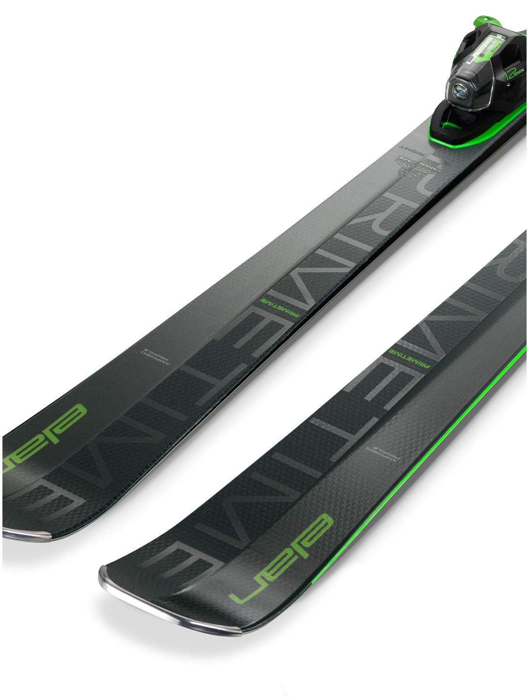 Elan, Elan Primetime 55 FusionX ski's unisex Black / Green 