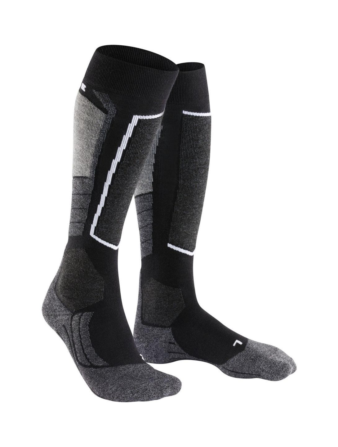 Falke, SK2 Intermediate skisokken heren Black Mix grijs, zwart 