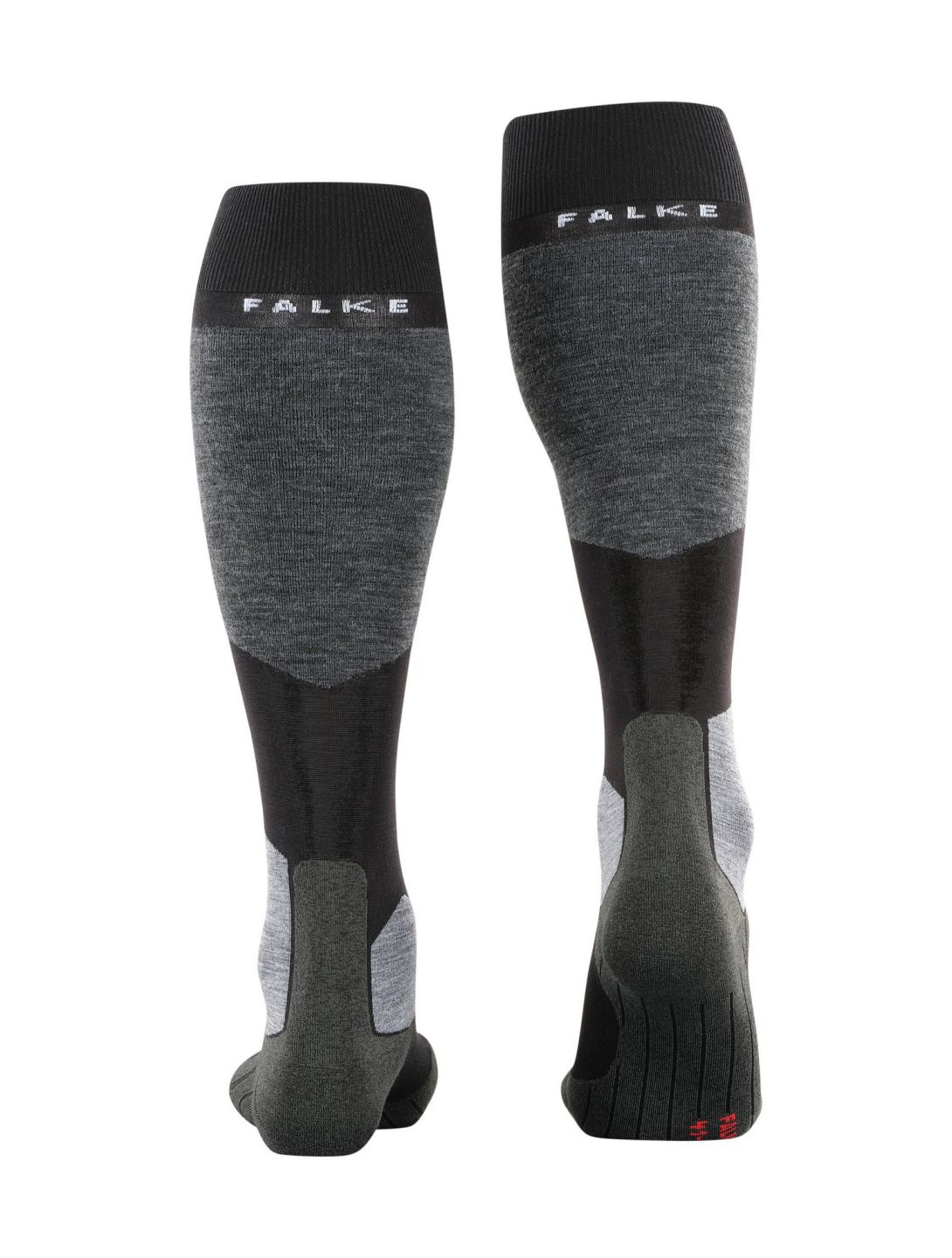 Falke, SK6 Pro skisokken dames Black Mix grijs, zwart 