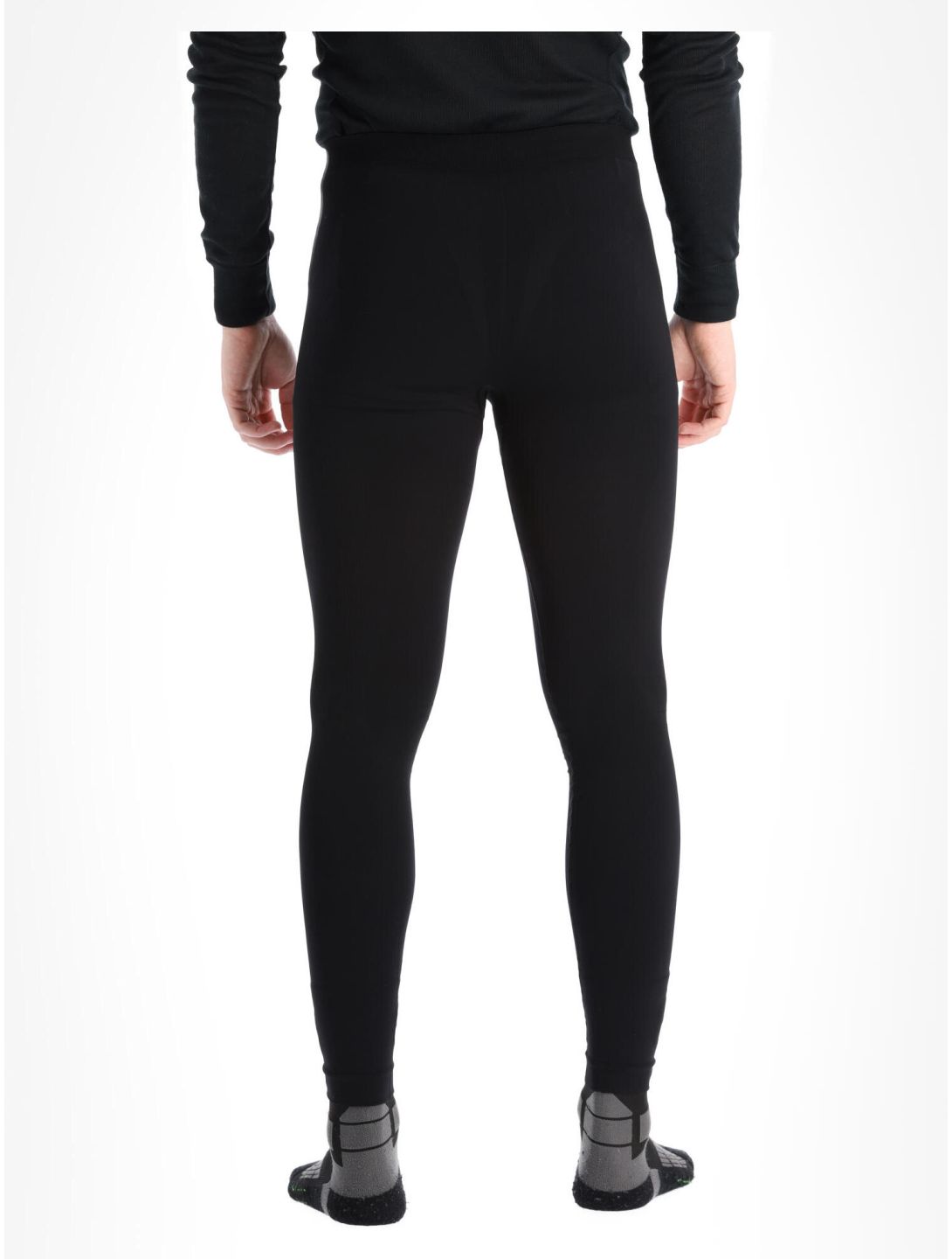 Falke, Long Tights thermobroek heren Black zwart 