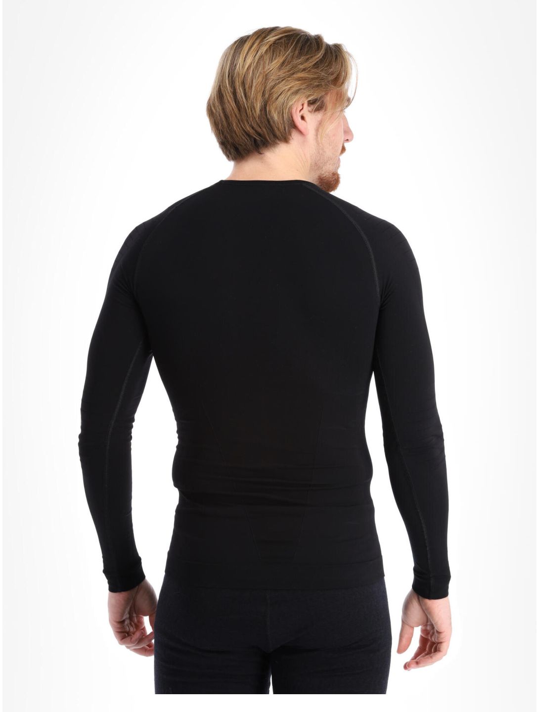 Falke, Longsleeved Shirt Tight thermoshirt heren Black zwart 