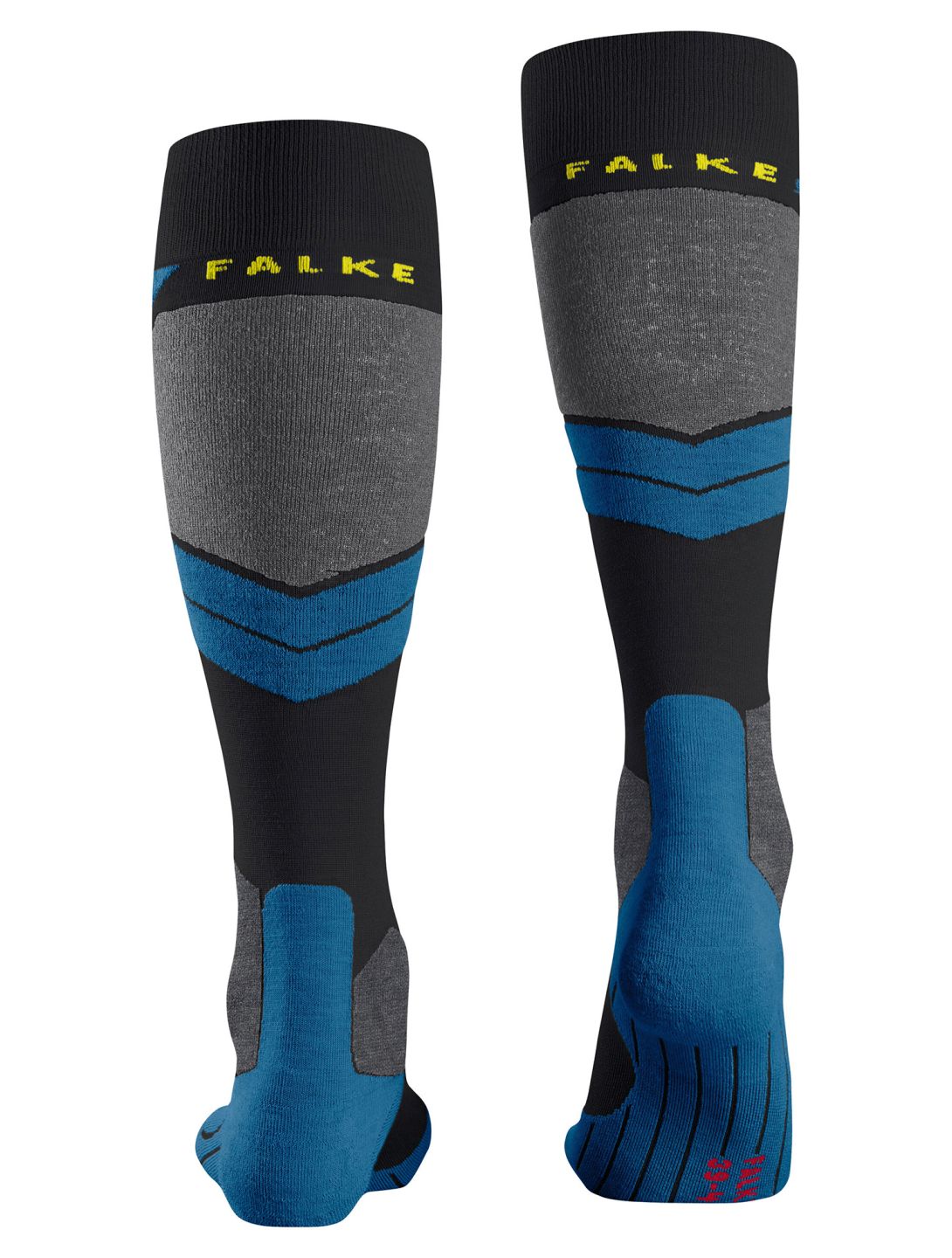 Falke, SK4 Advanced skisokken heren Black zwart 