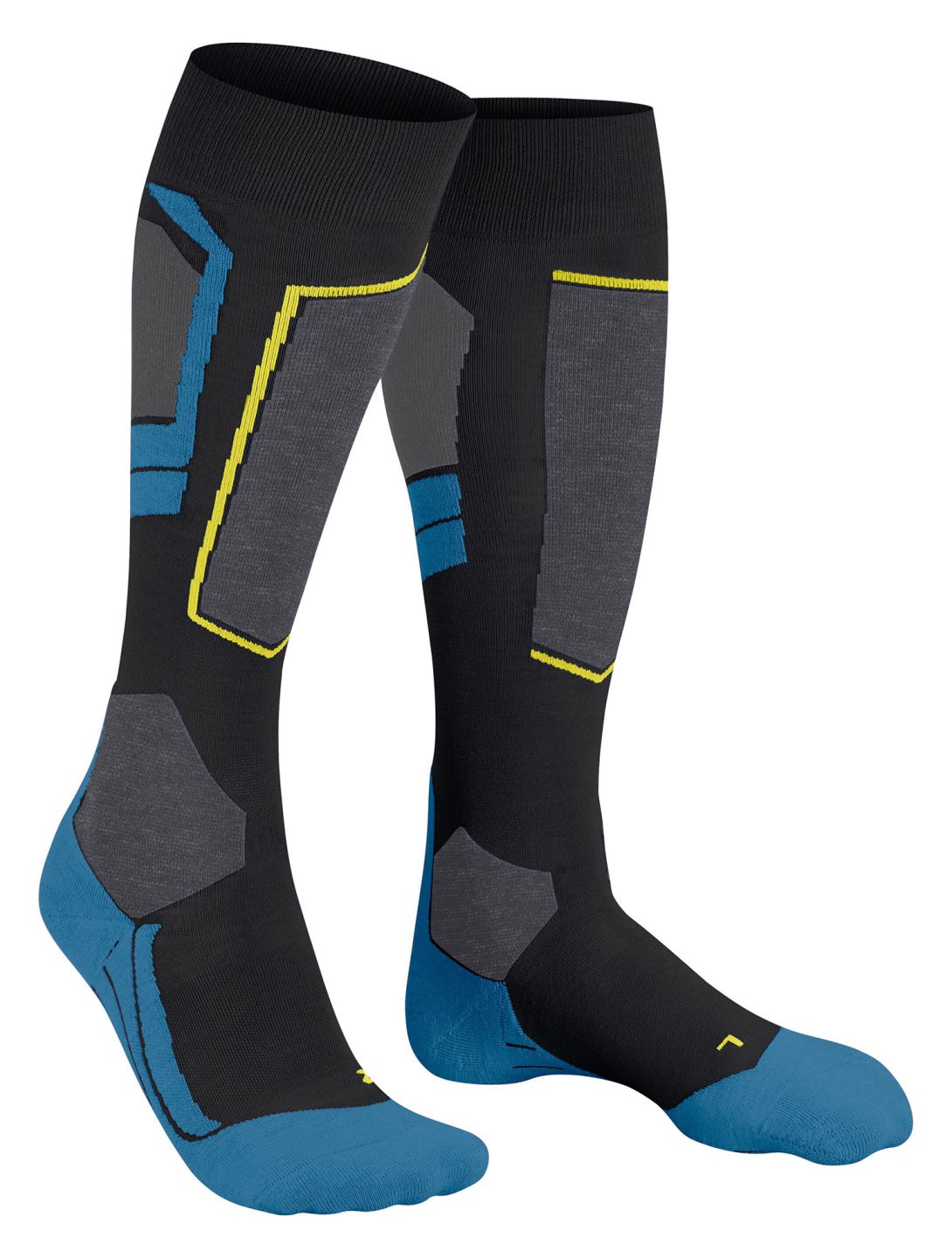 Falke, SK4 Advanced skisokken heren Black zwart 