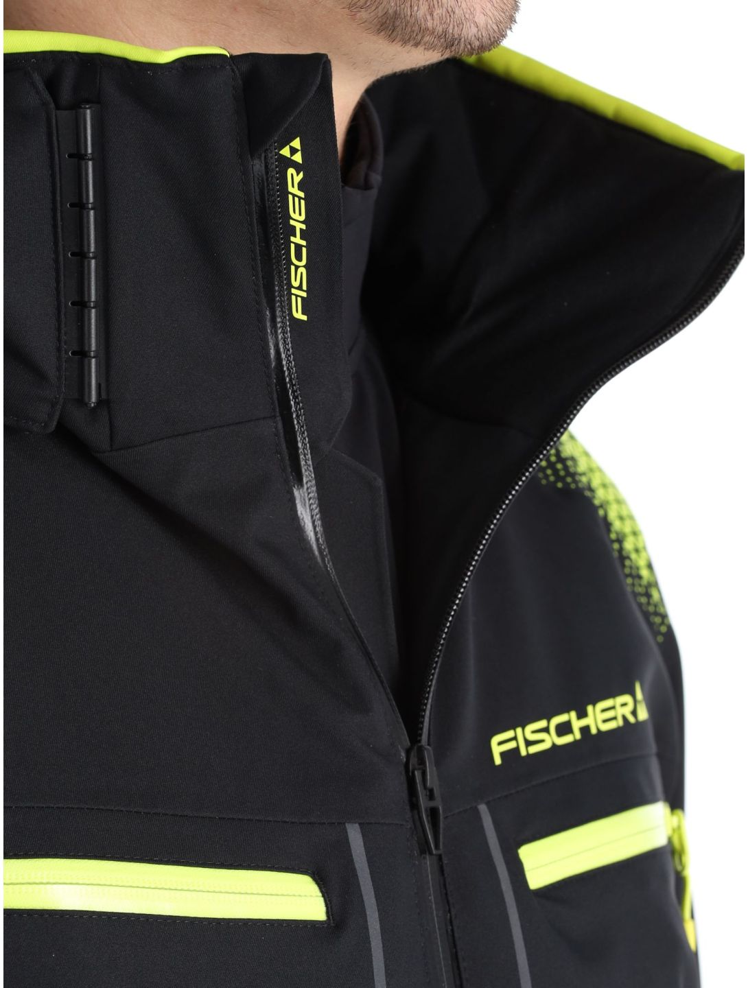 Fischer, RC4 ski-jas heren Black zwart 