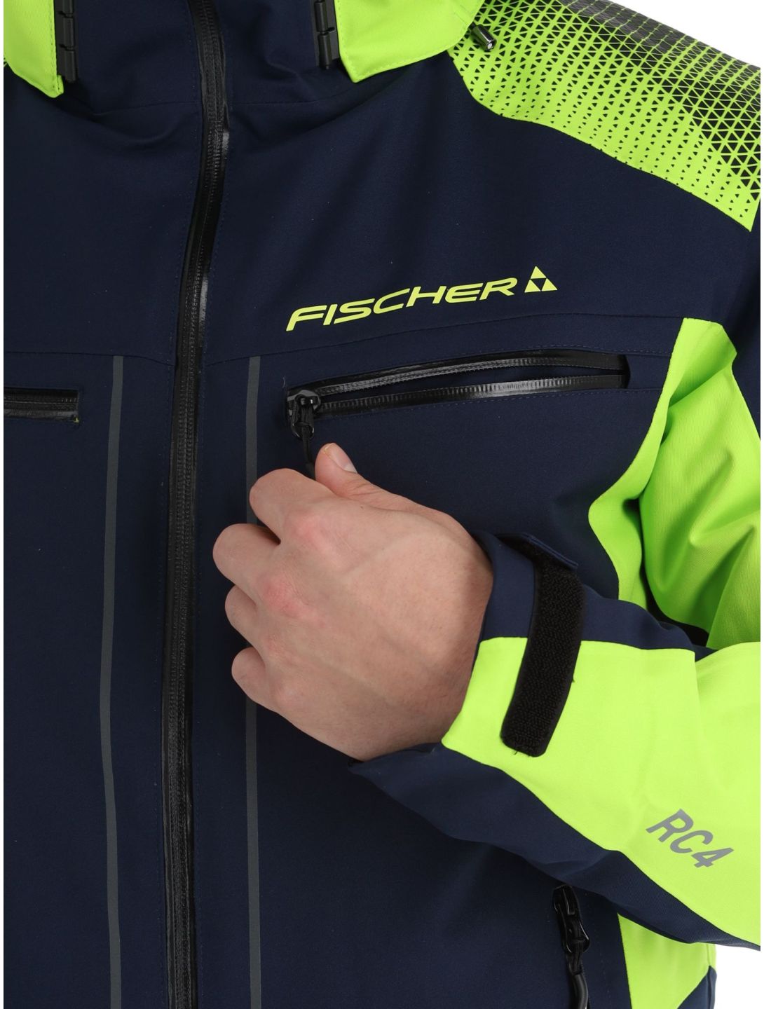 Fischer, RC4 ski-jas heren Dark Navy blauw 