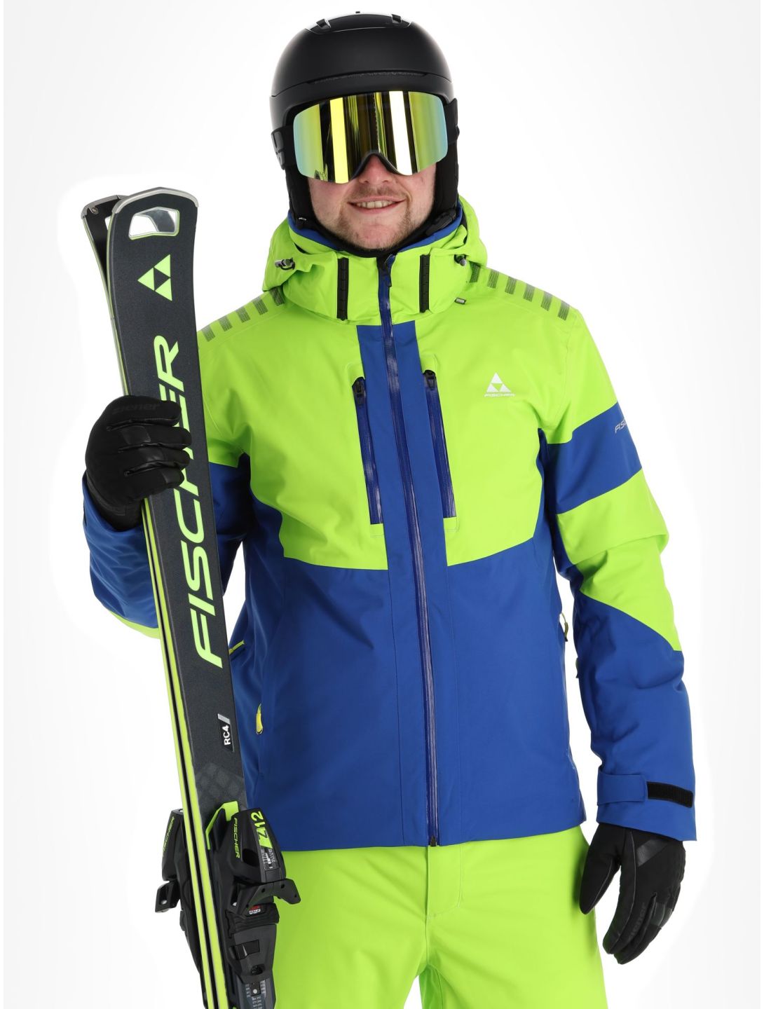 Fischer, Semmering ski-jas heren Light Green blauw, groen 