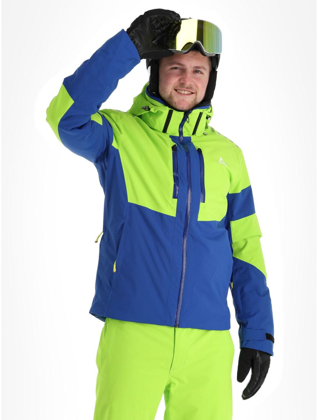 Fischer, Semmering ski-jas heren Light Green blauw, groen 