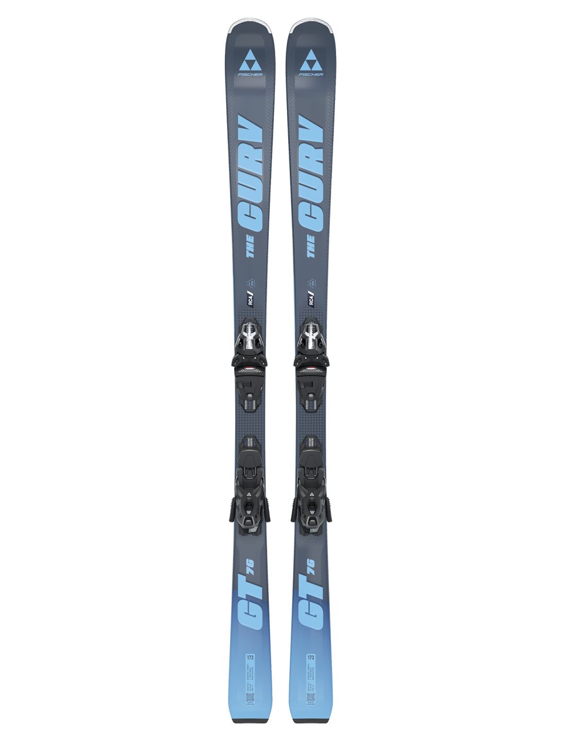 Fischer, The Curv Gt 76 TPR + RSW 10 PR ski's unisex 