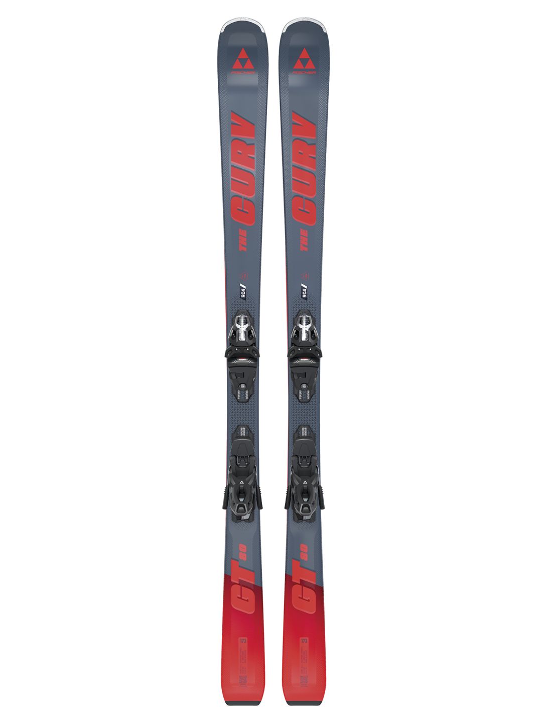 Fischer, The Curv Gt 80 TPR + RSW 11 PR ski's unisex 