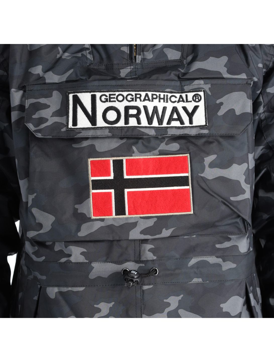 Geographical Norway, Barman Men Camo 068 winter anorak heren zwart 