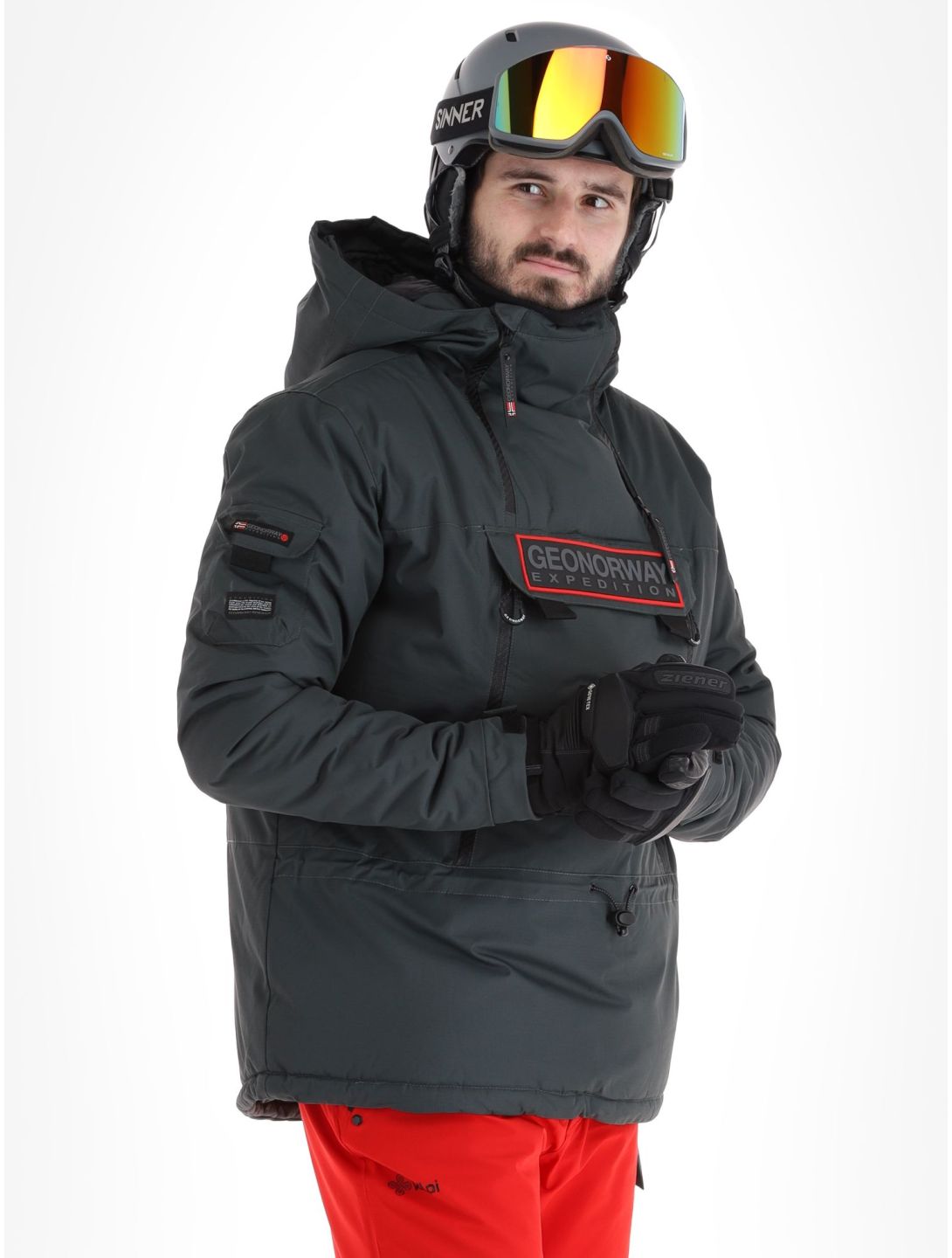 Geographical Norway, Benyamine ski-jas heren Dark Grey grijs 